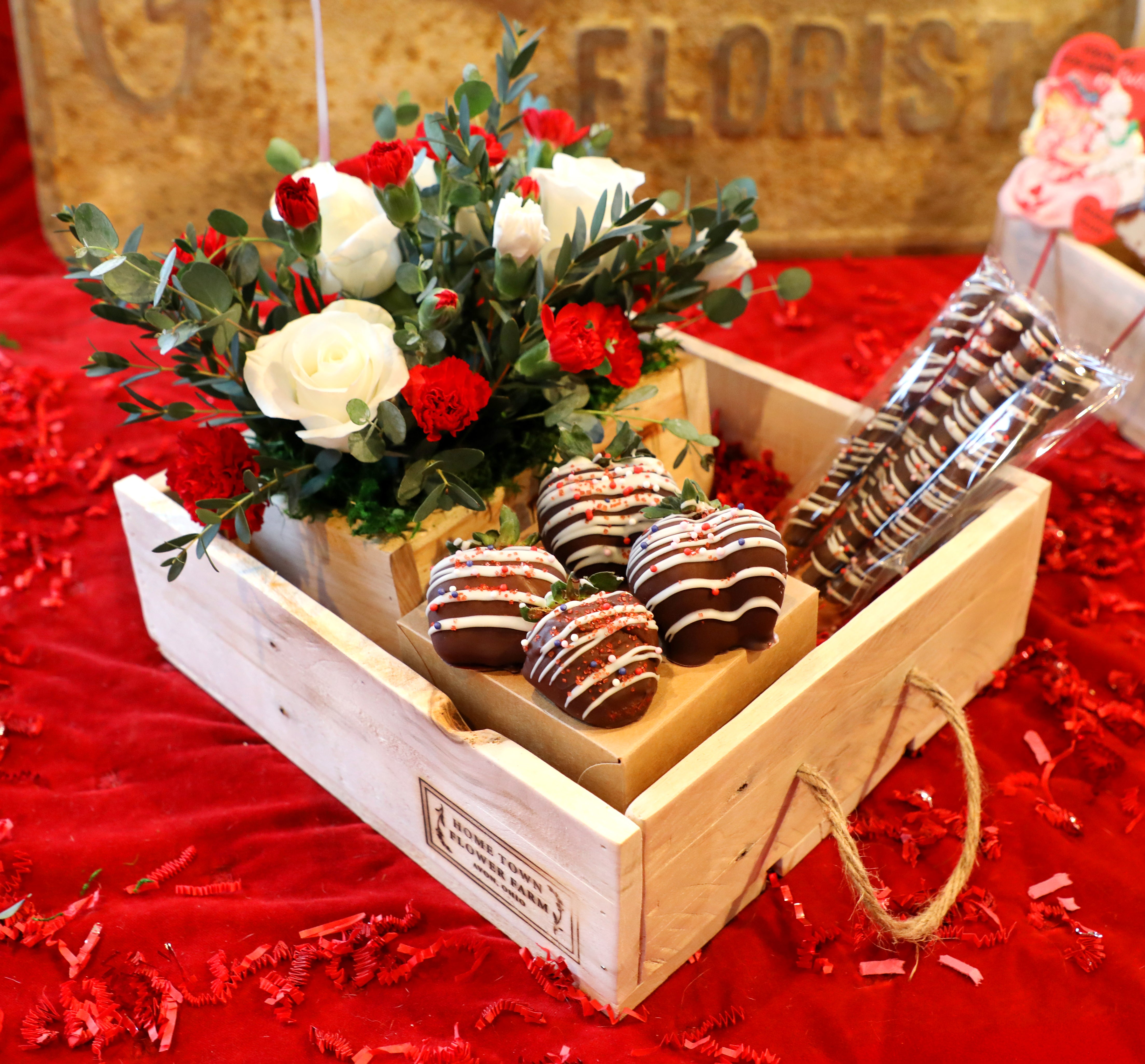 Any Occassion Sweets & Florals Gift Box-Large – Home Town Flower Farm