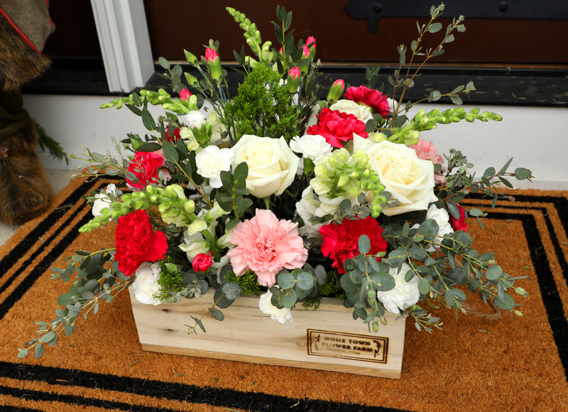 Seasonal Floral Box Arrangement