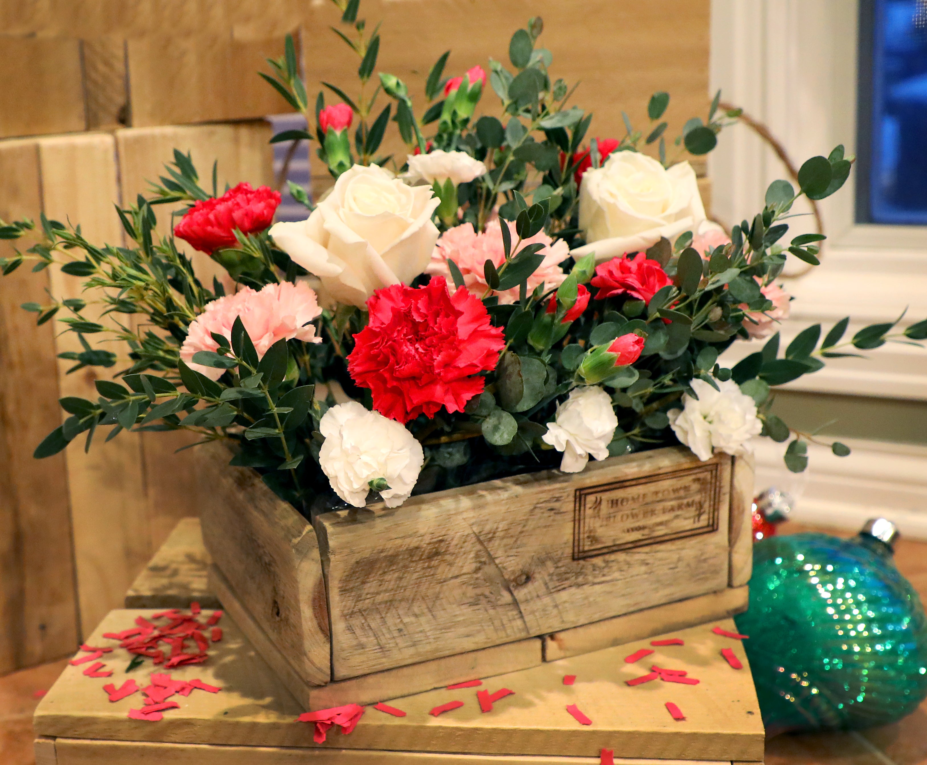 Seasonal Floral Box Arrangement