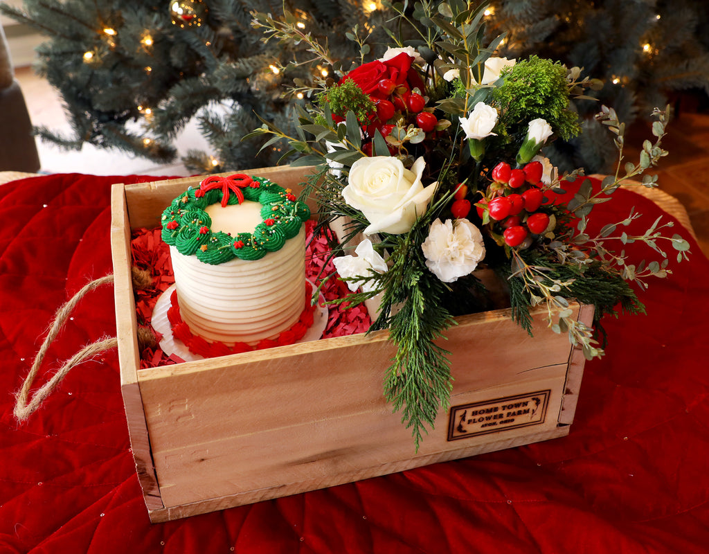 Seasonal Surprise Box w/ 4" Cake