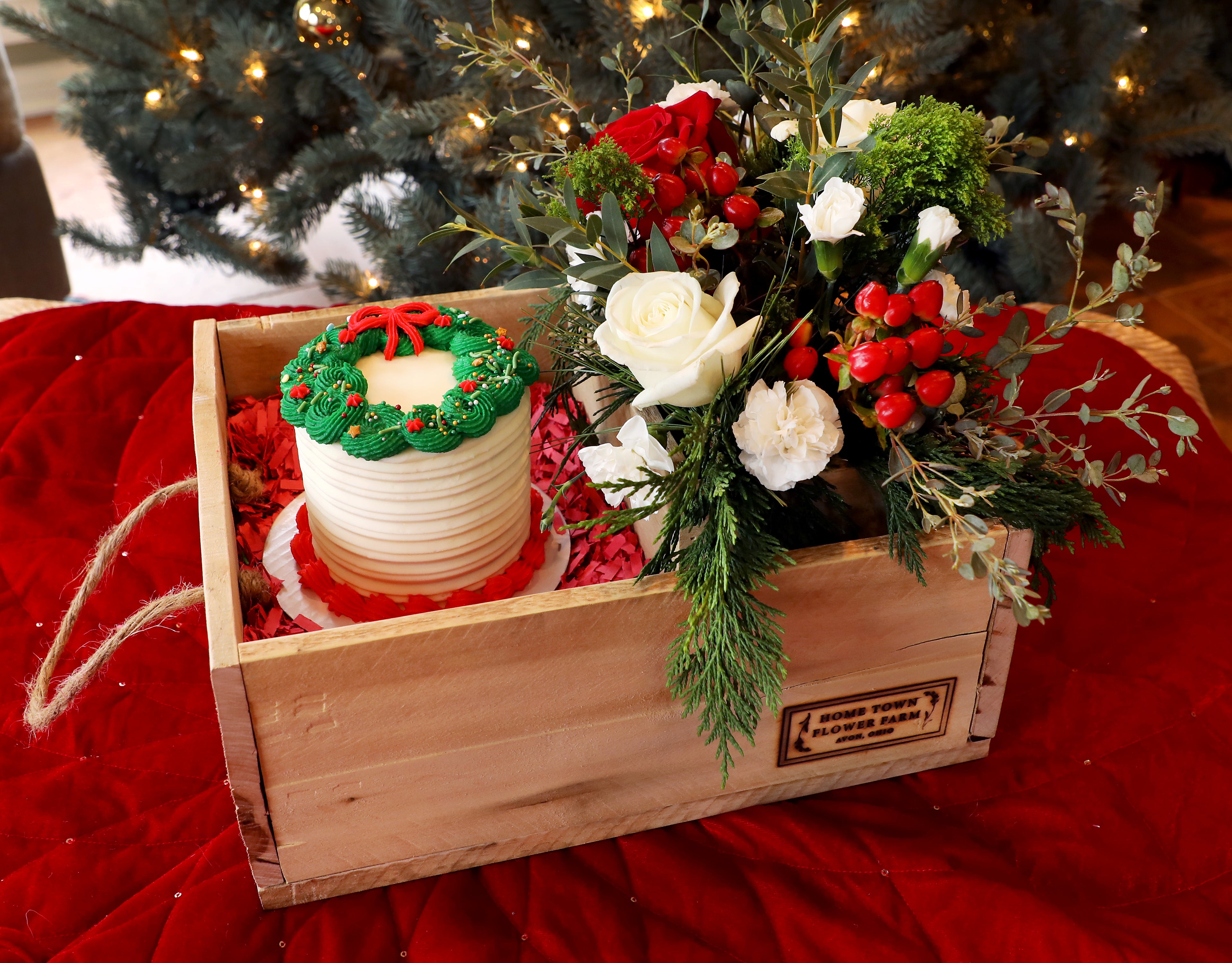 Seasonal Surprise Box w/ 4" Cake