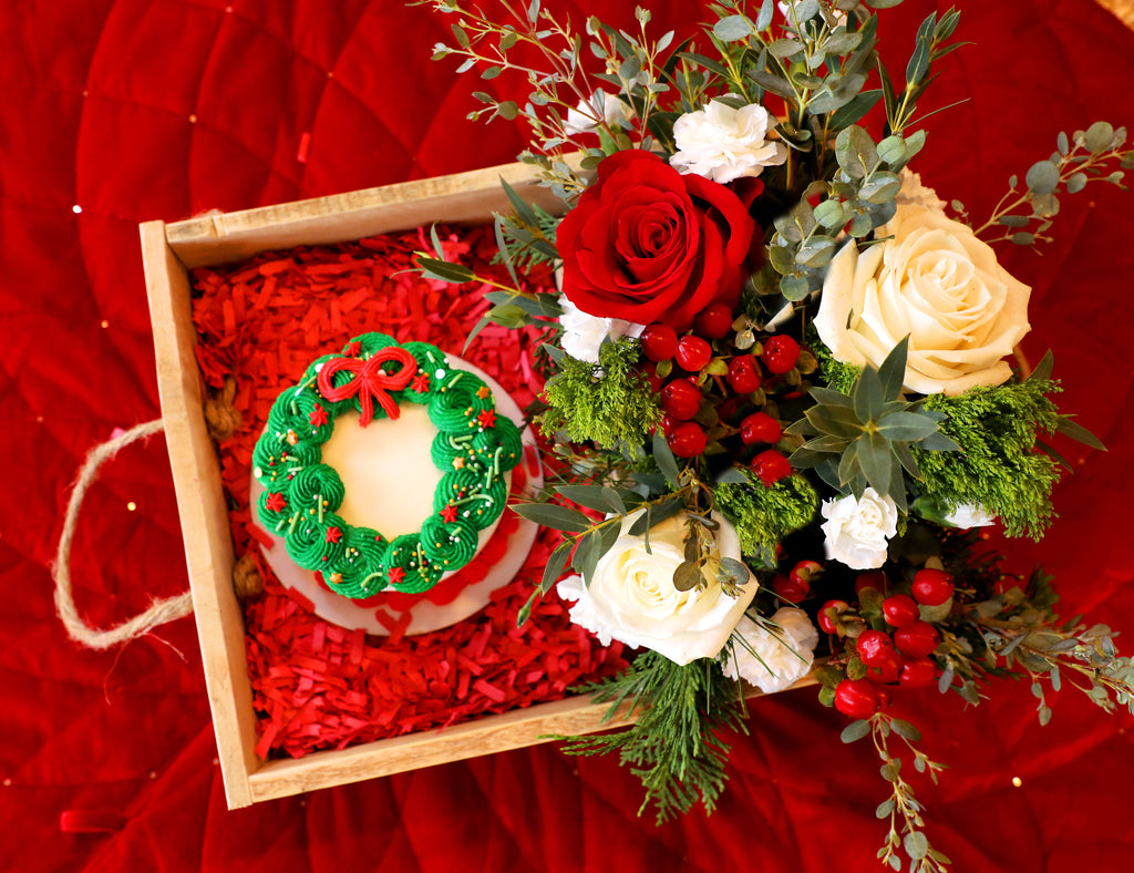 Seasonal Surprise Box w/ 4" Cake