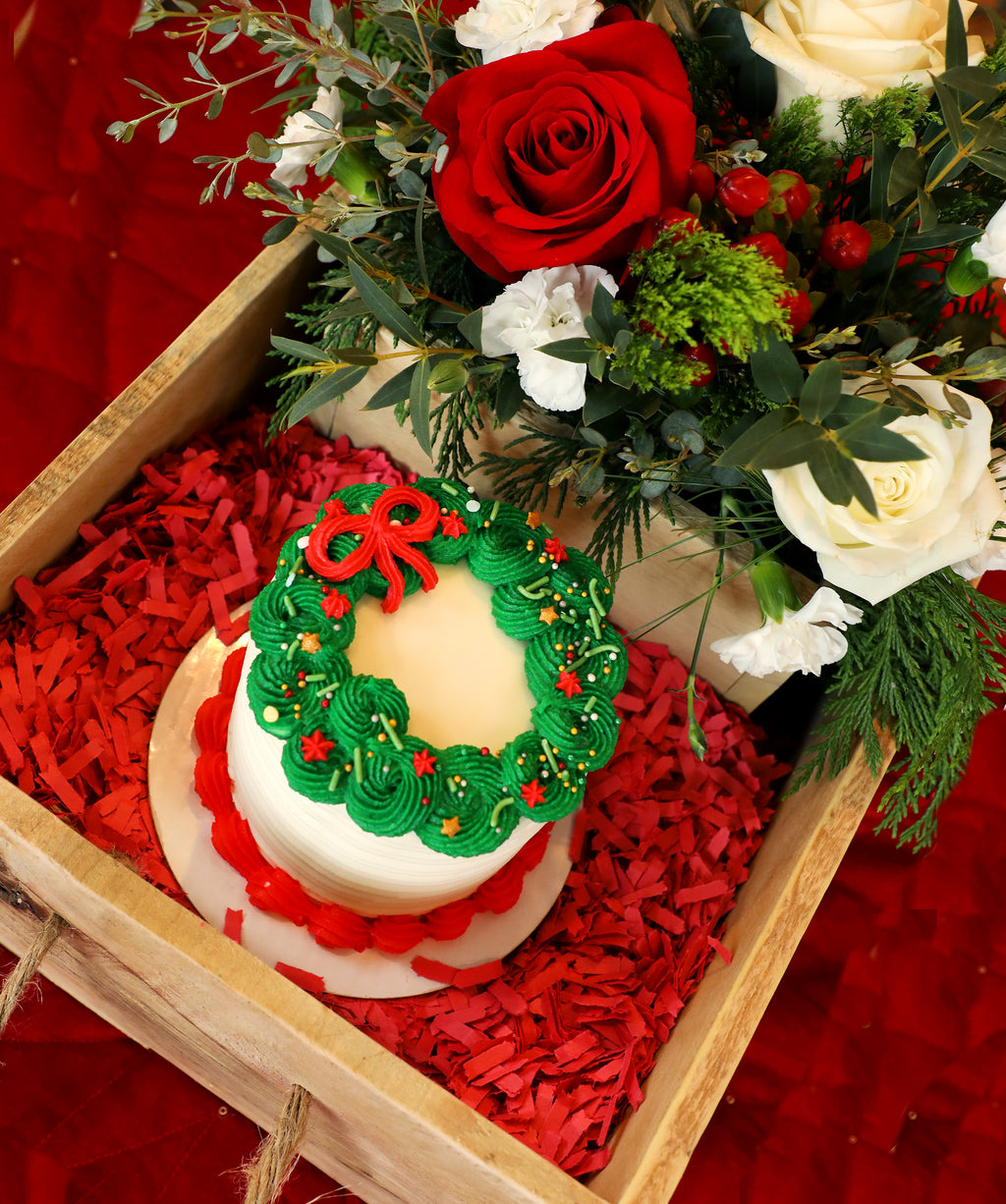 Seasonal Surprise Box w/ 4" Cake