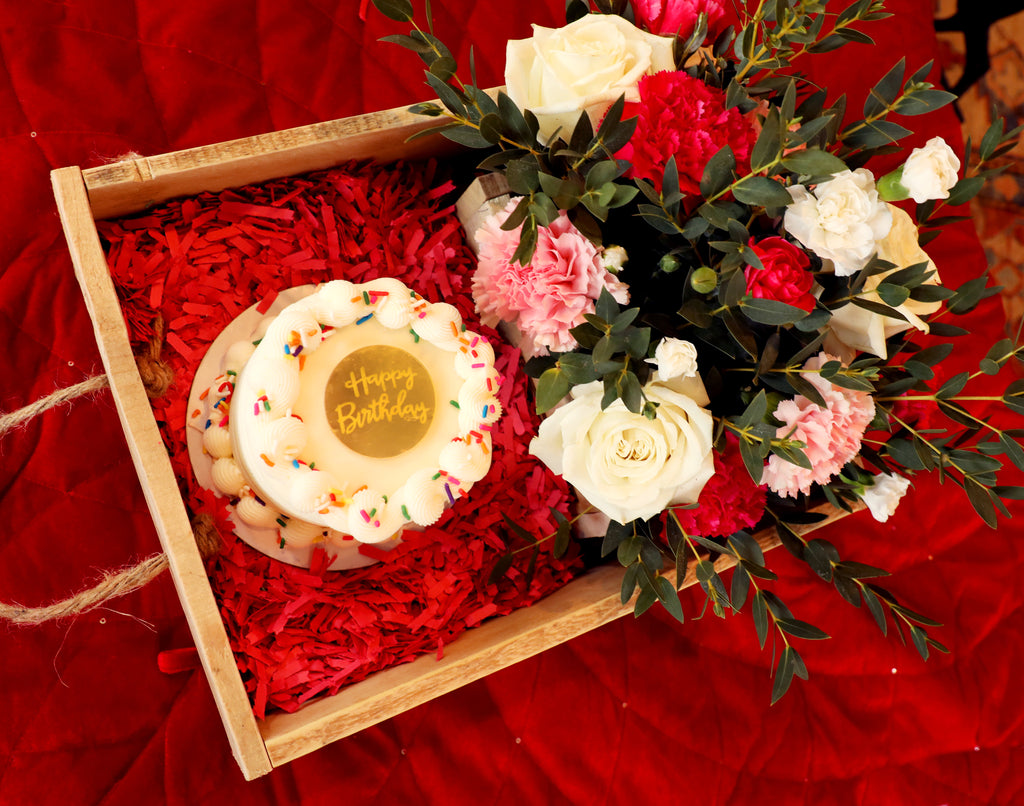 Birthday Surprise Box w/ 4" Cake