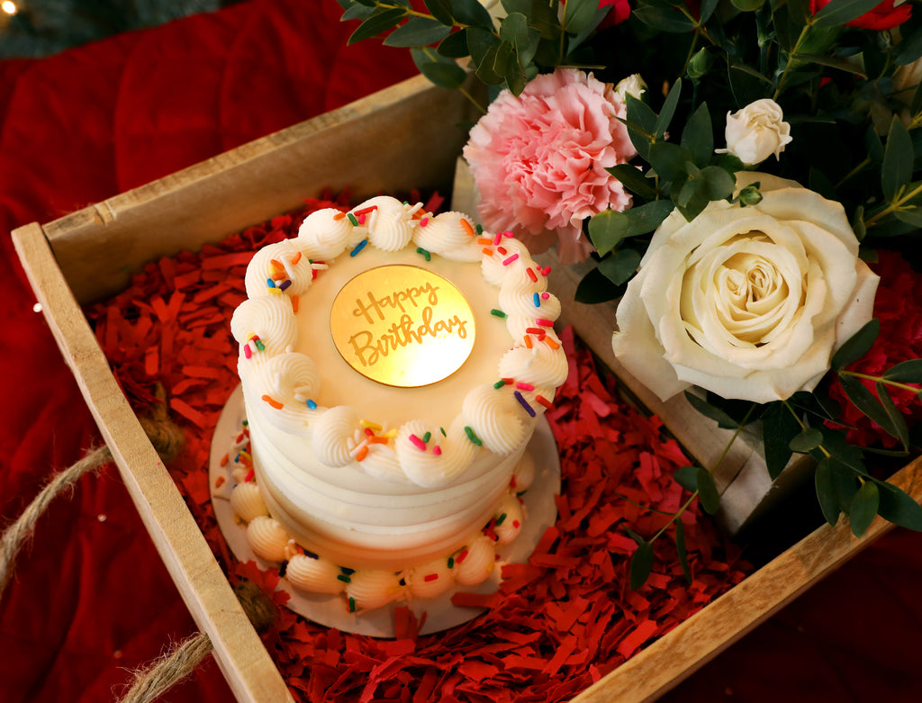 Birthday Surprise Box w/ 4" Cake