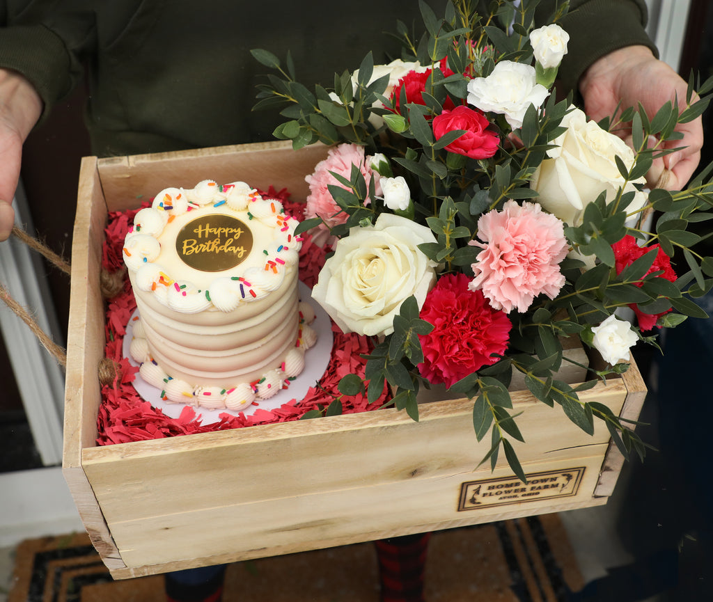 Birthday Surprise Box w/ 4" Cake