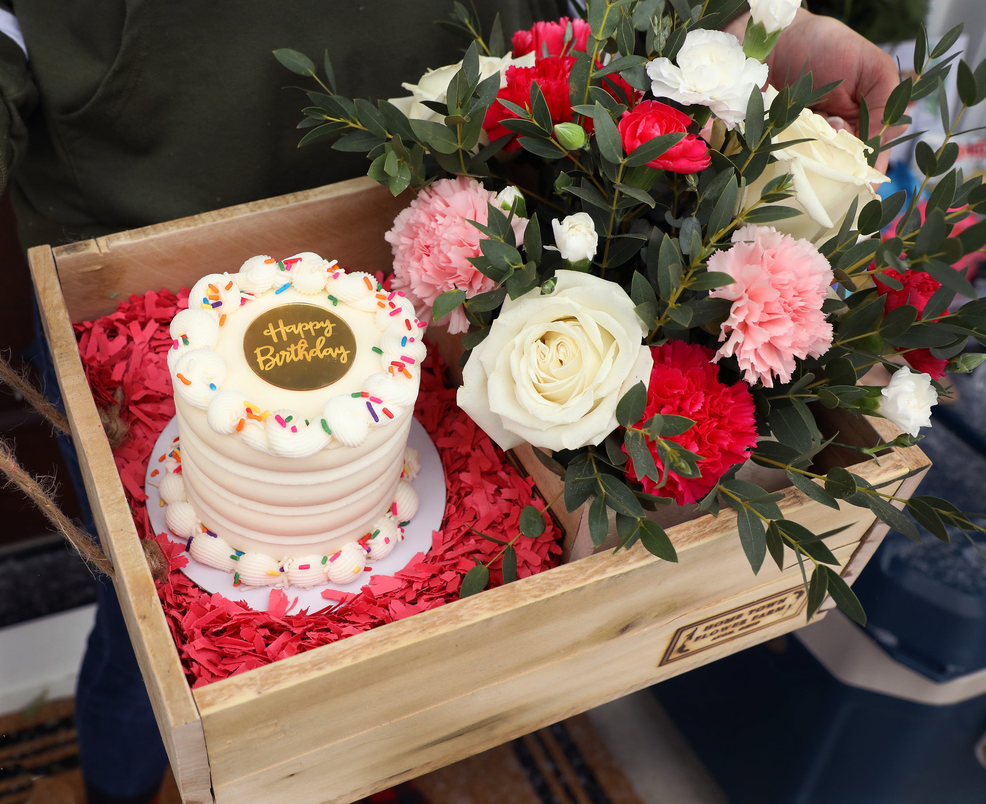 Birthday Surprise Box w/ 4" Cake