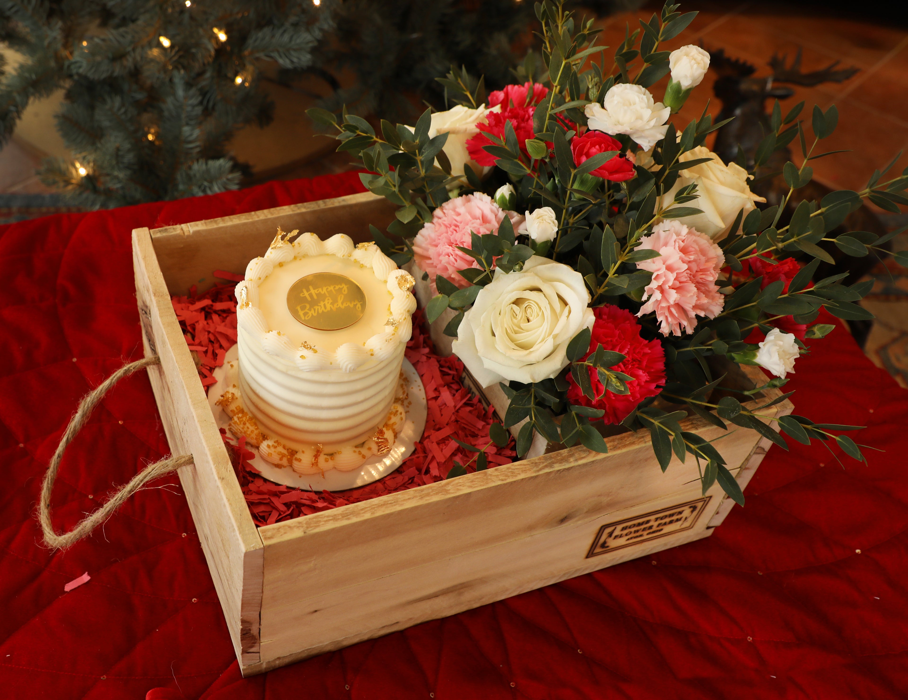 Birthday Surprise Box w/ 4" Cake