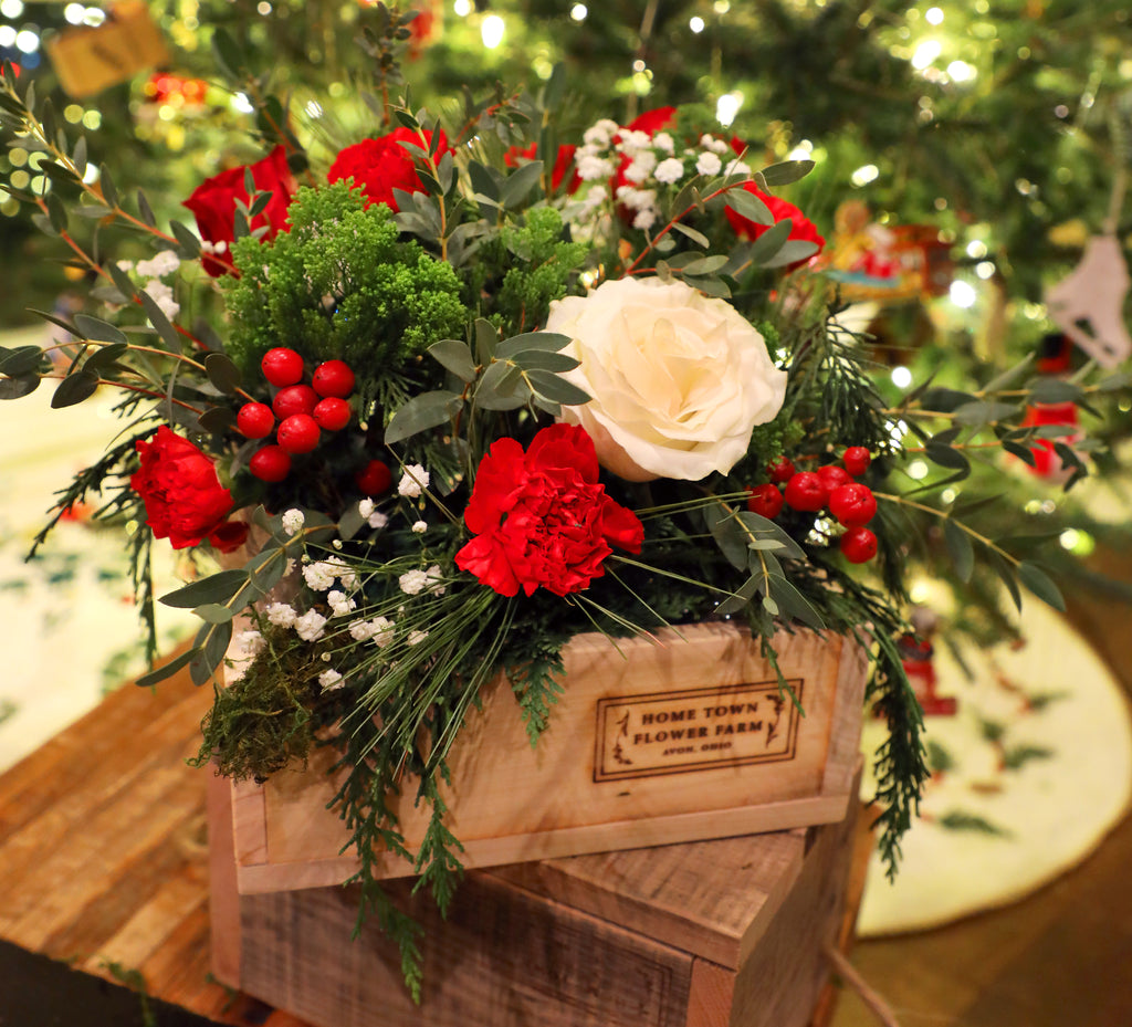 Seasonal Floral Box Arrangement