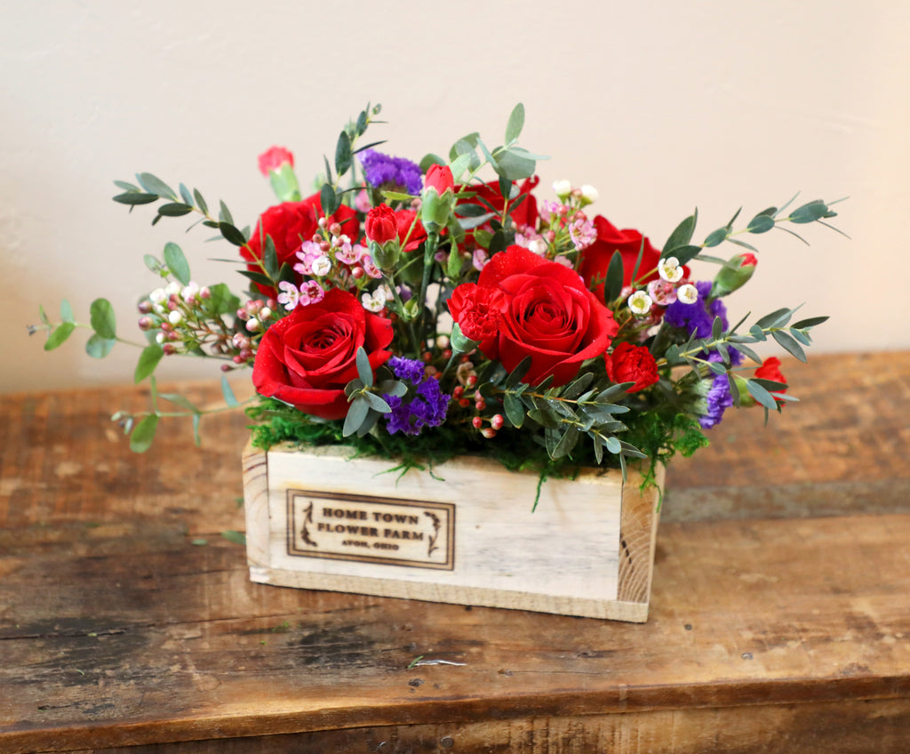 Seasonal Floral Box Arrangement