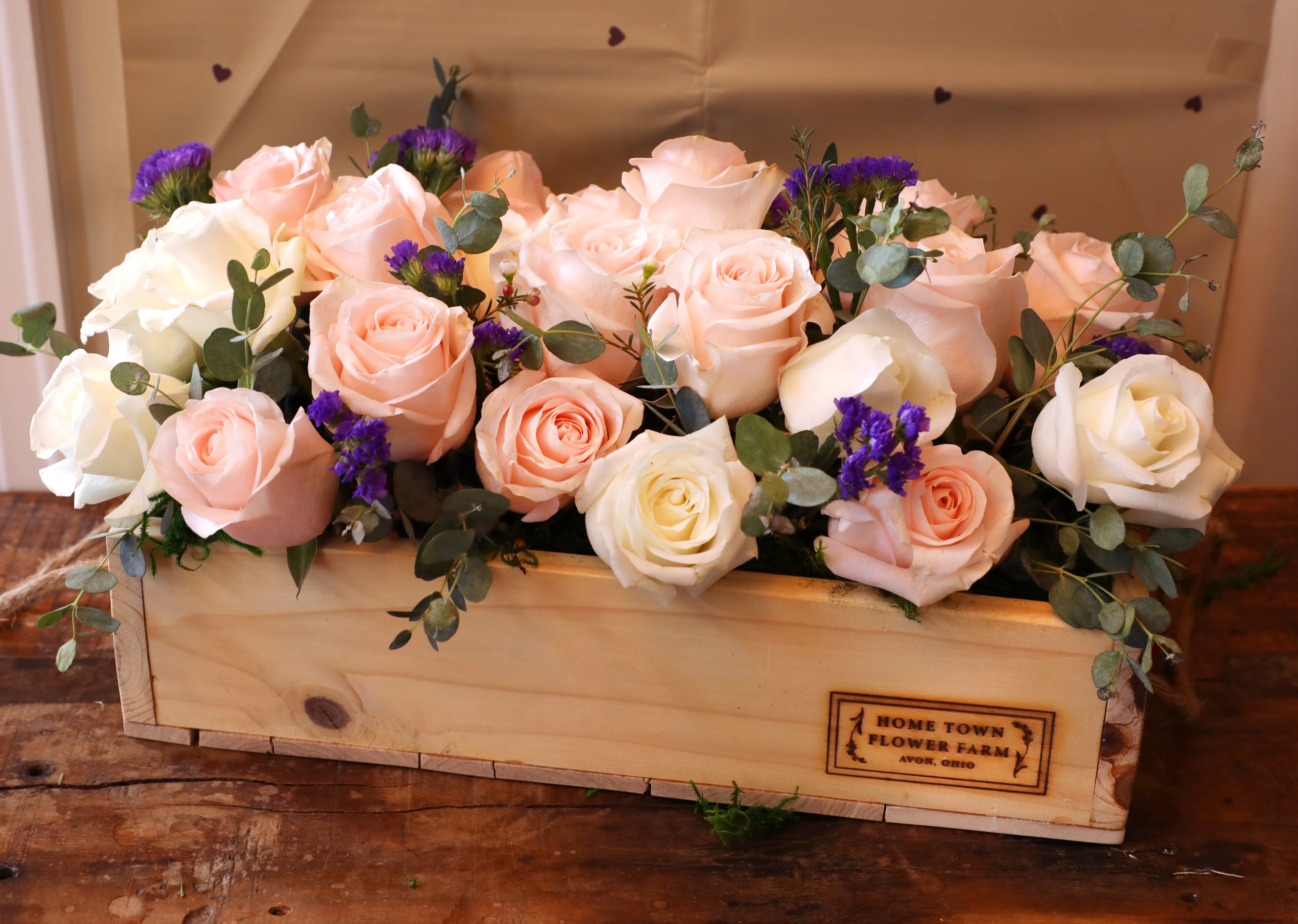 Valentine Floral Box Arrangements