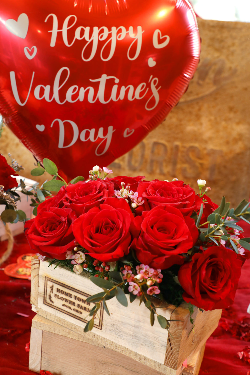 Valentine Floral Box Arrangements