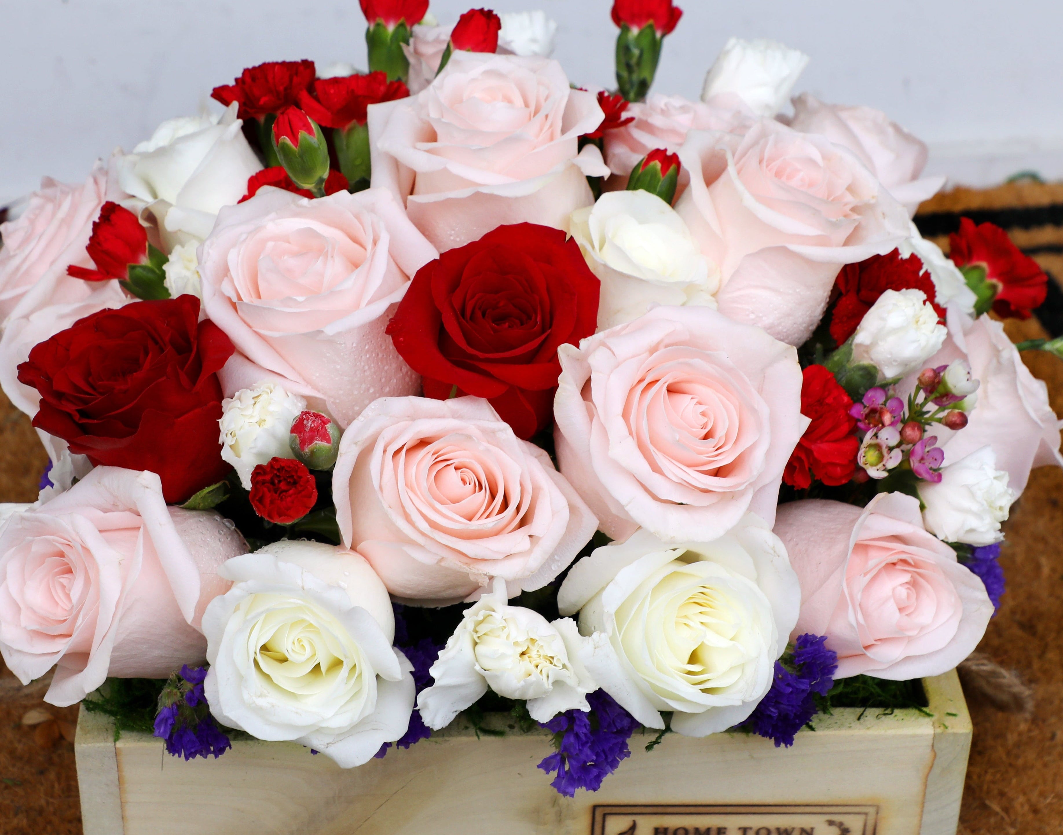 Valentine Floral Box Arrangements