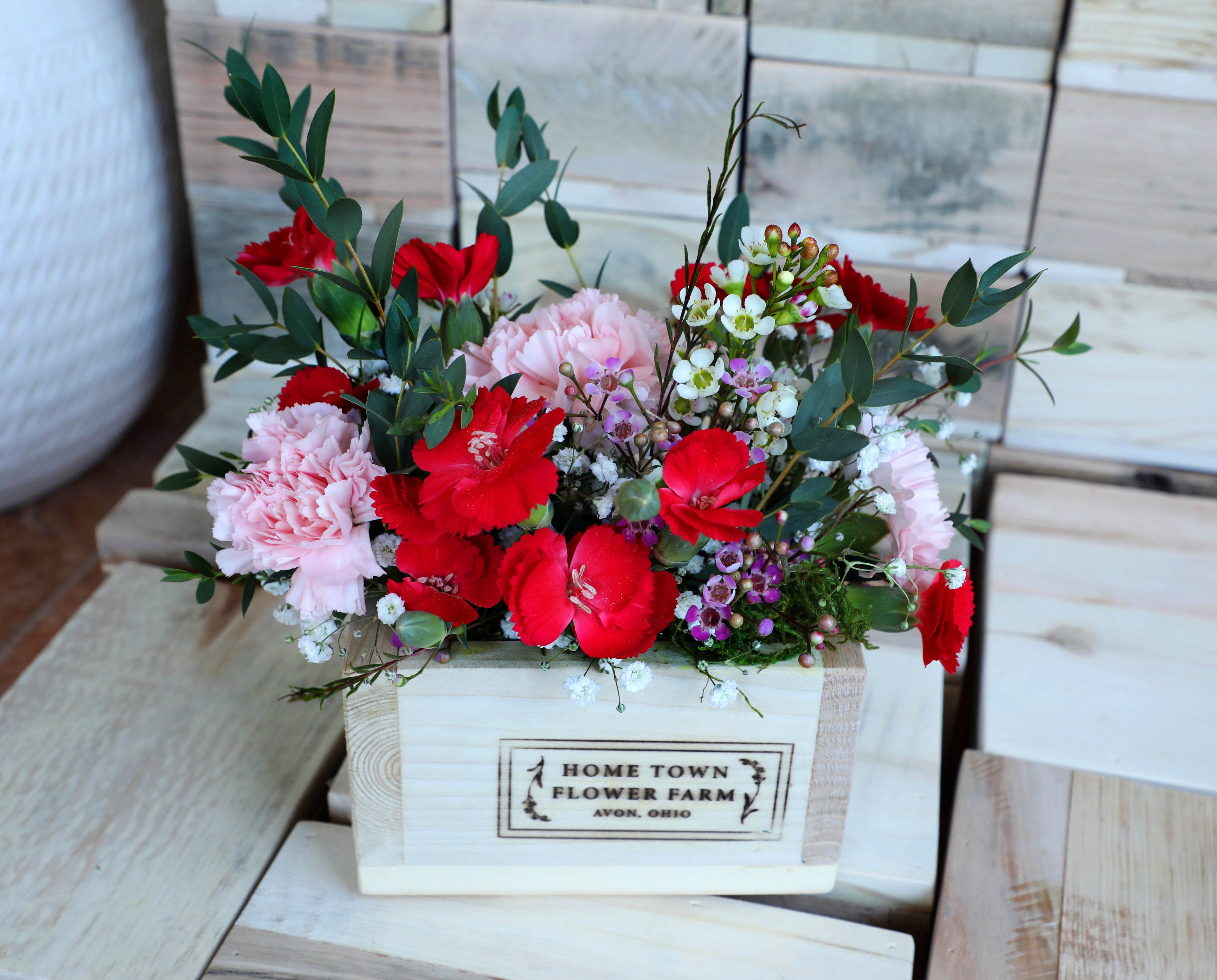 Seasonal Floral Box Arrangement