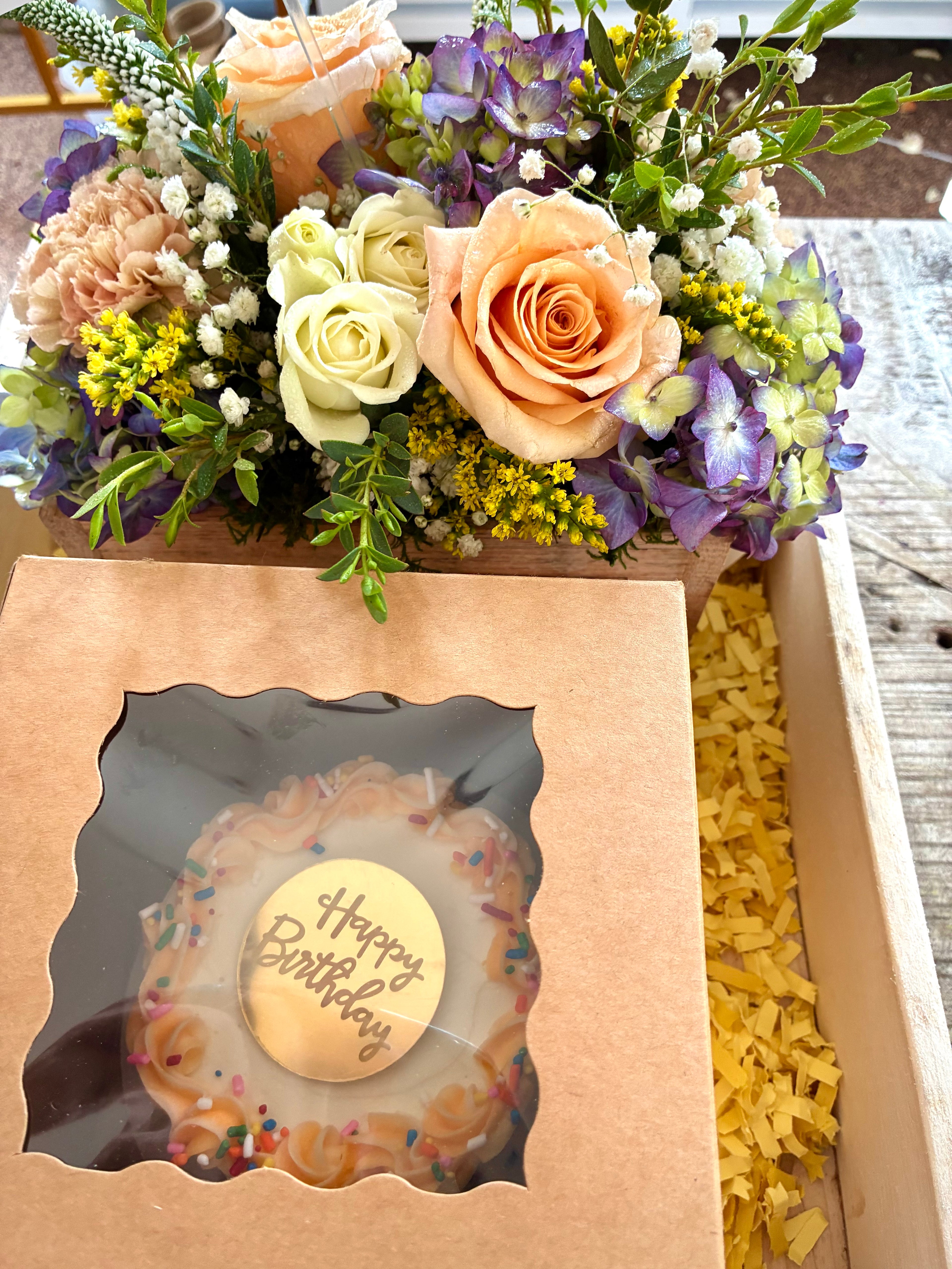 Birthday Surprise Box w/ 4" Cake
